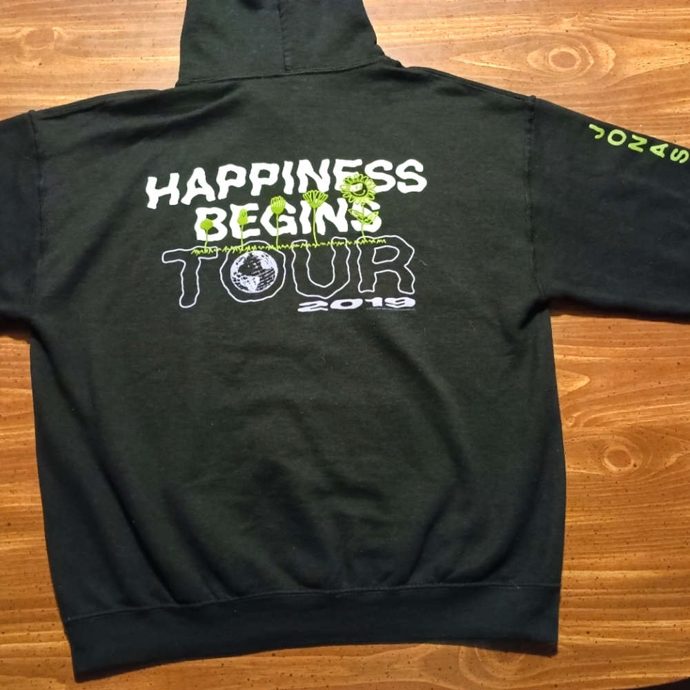 JONAS BROTHERS CONCERT HOODIE - Large / Music Sweater Tour Bros Happiness Begins